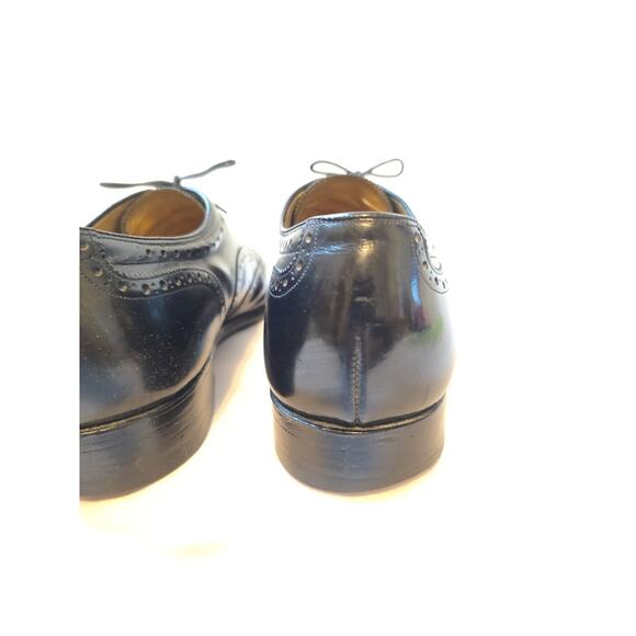 Johnston & Murphy Aristocraft Mens Wingtip Oxford Dress Shoes 10.5 C/A Black USA main image 6